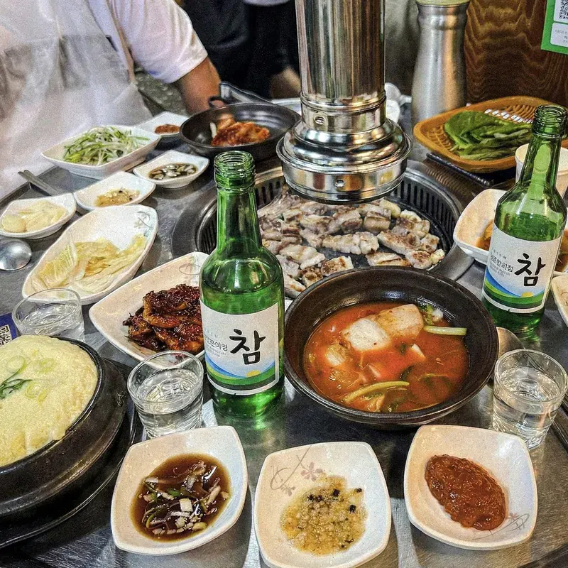 마장동숯불구이 황성점 돼지 생갈비와 풍성한 반찬 한상